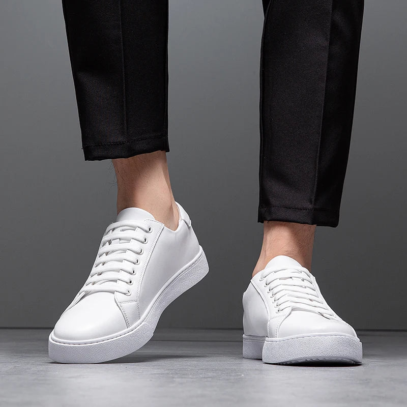 Baskets en Cuir pour Hommes - Style & Confort - David™