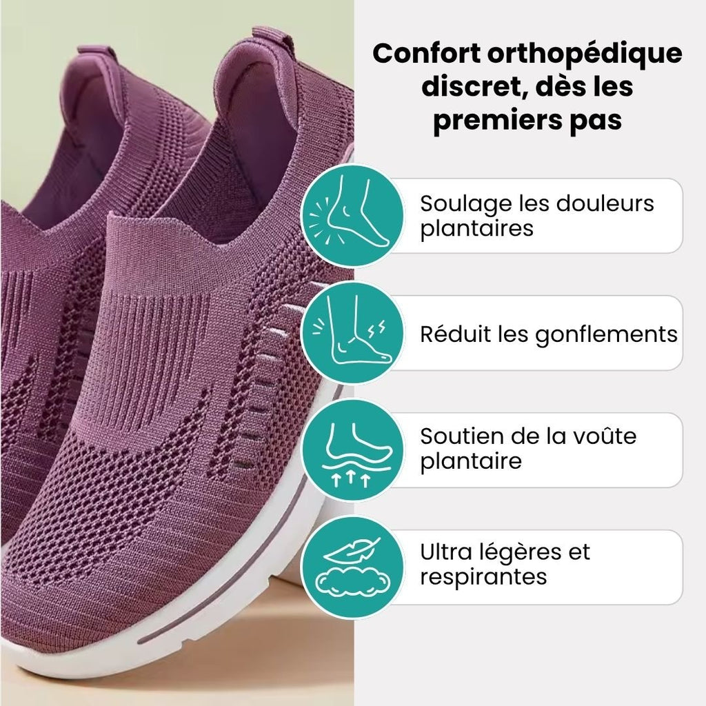 Baskets pour Dames avec Confort Orthopédique - Élégance et Bien-Être