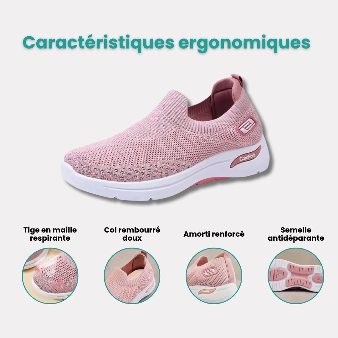 Baskets pour Dames avec Confort Orthopédique - Élégance et Bien-Être