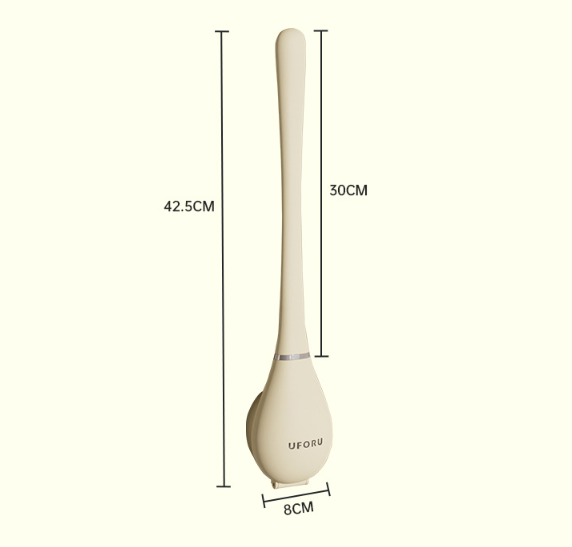 Brosse de Toilette en Silicone Flexible Design Moderne