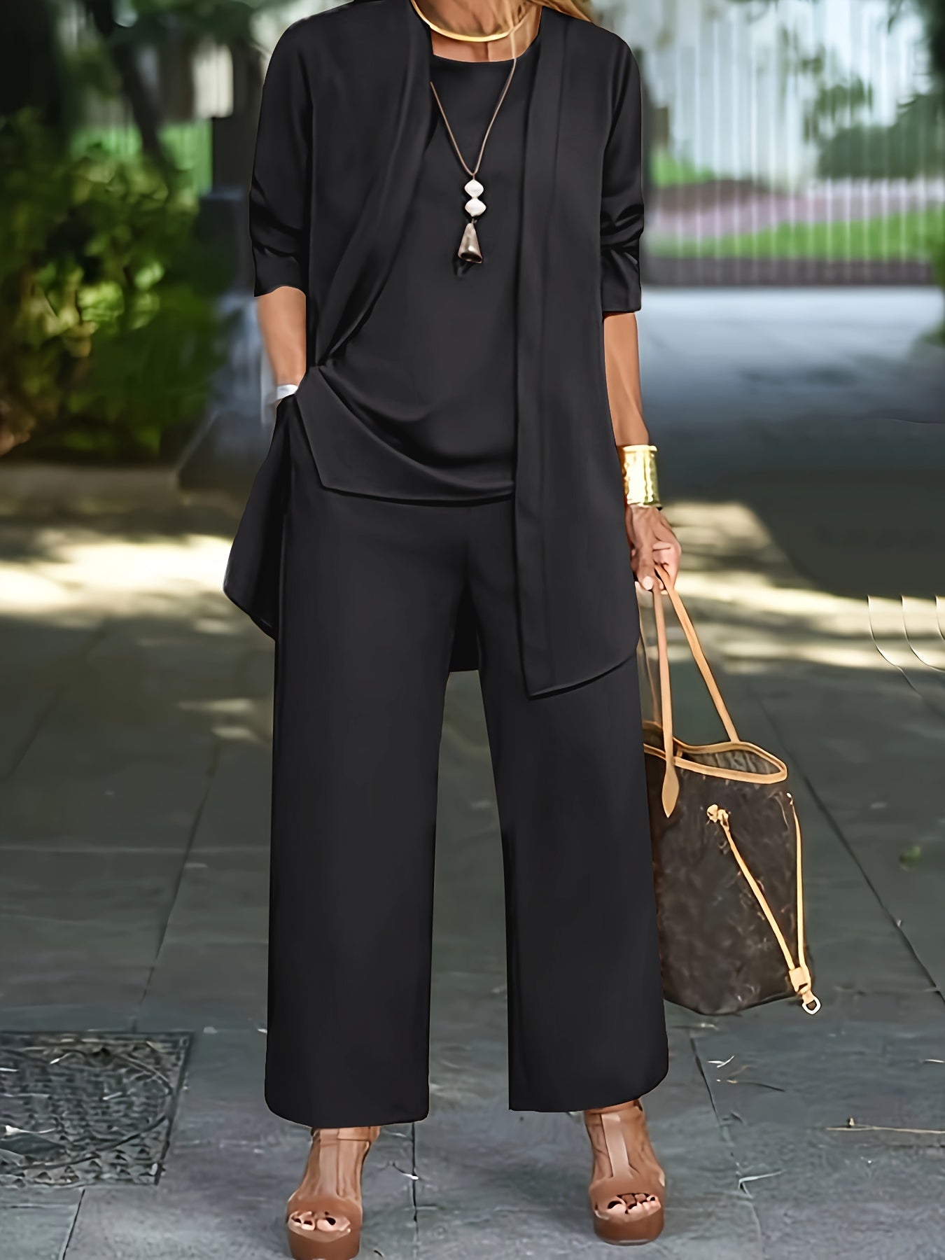 Layla™ - Ensemble Chic Trois Pièces Élégant