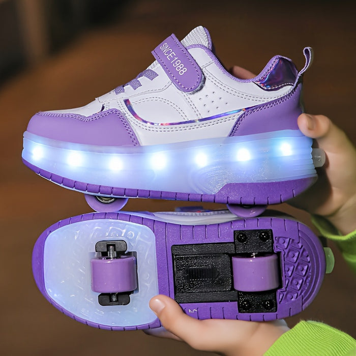 FlashRider – Sneakers à roulettes lumineuses pour enfants