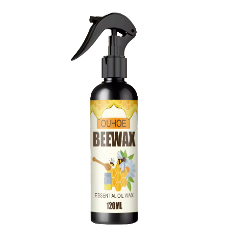 HoneyShine Polish | Spray de Cire d'Abeille pour Rafraîchir les Meubles
