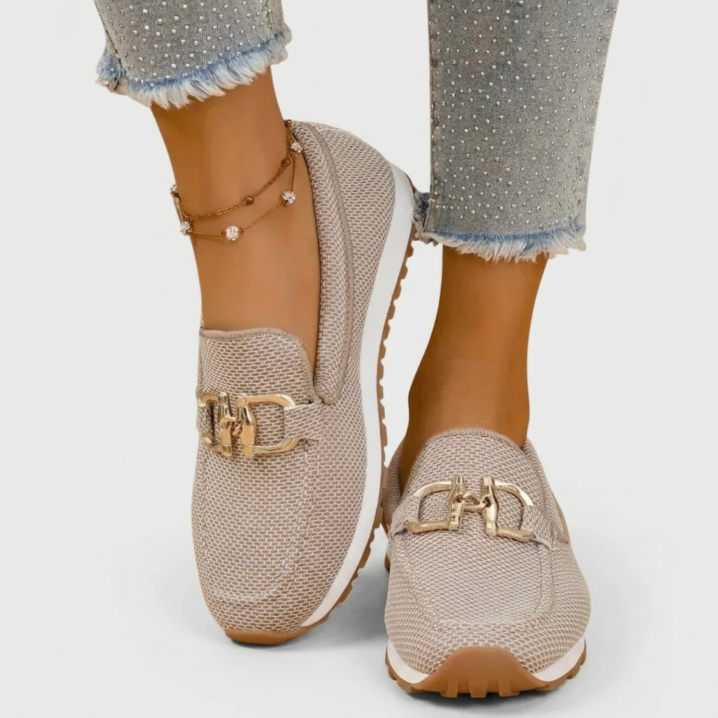 Mocassins Orthopédiques Femme Chaussures Confortables Sans Lacets Légères