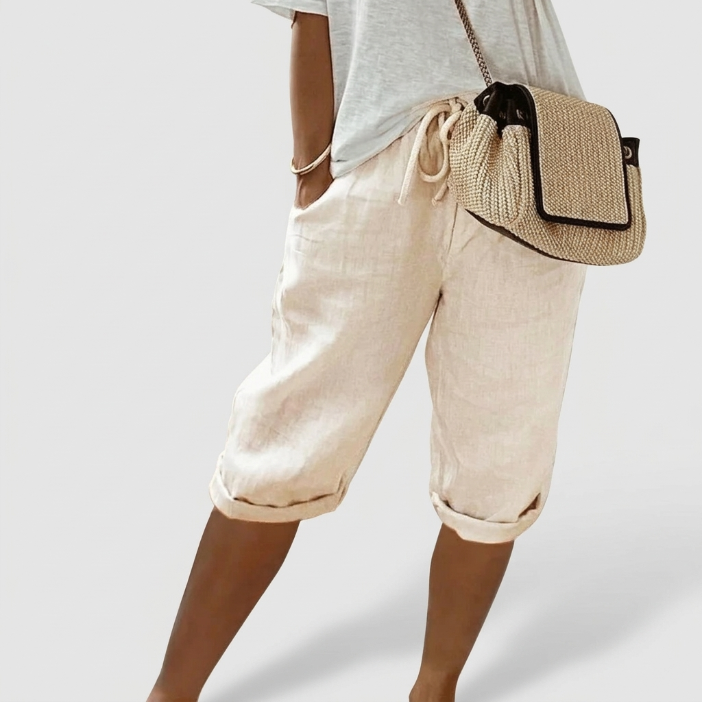 Short Femme Décontracté Taille Élastique Confort Été Quotidien
