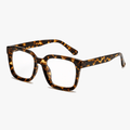 Clarelle – Lunettes de lecture surdimensionnées en écaille pour femmes