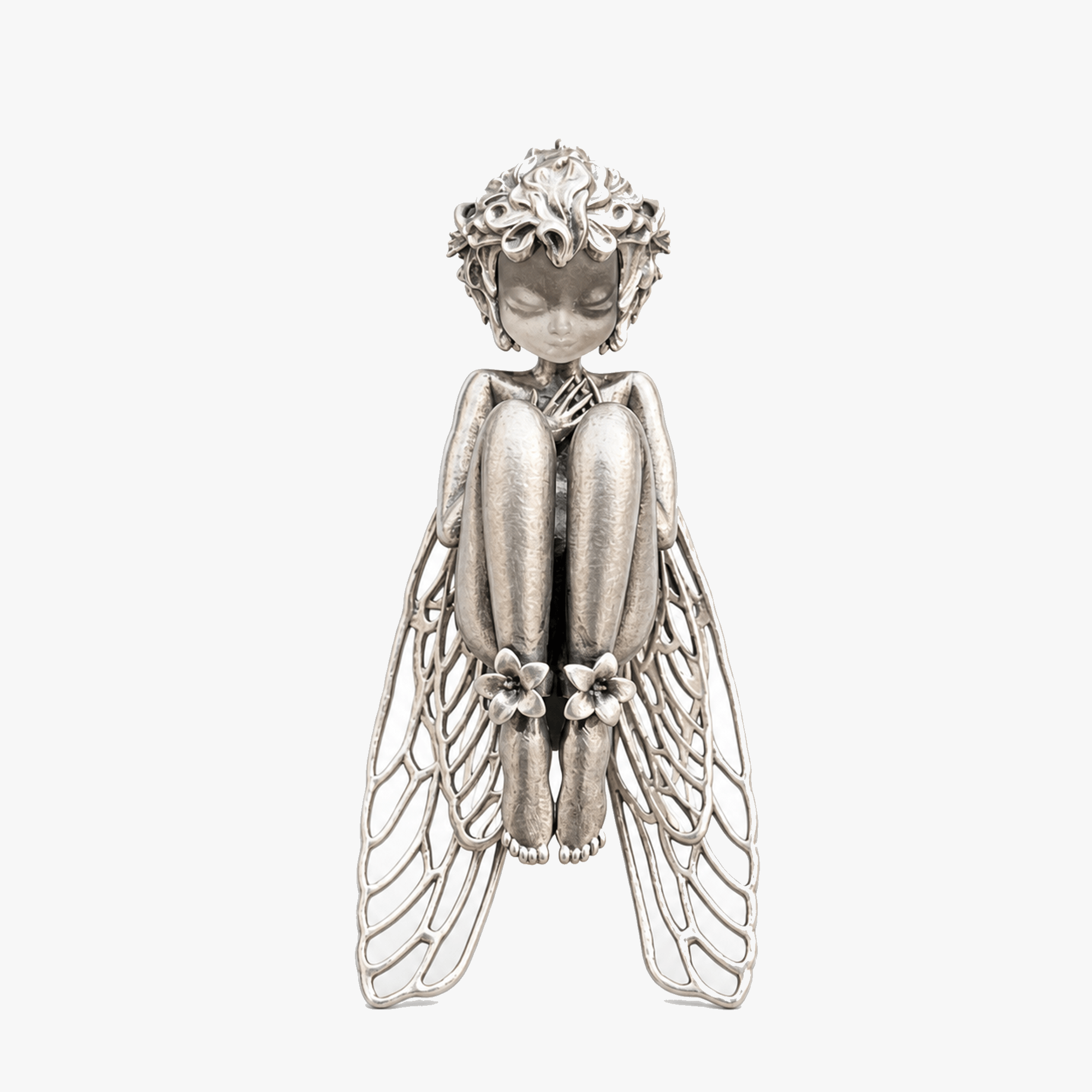 Faeluna – Pendentif Fée Sculptée
