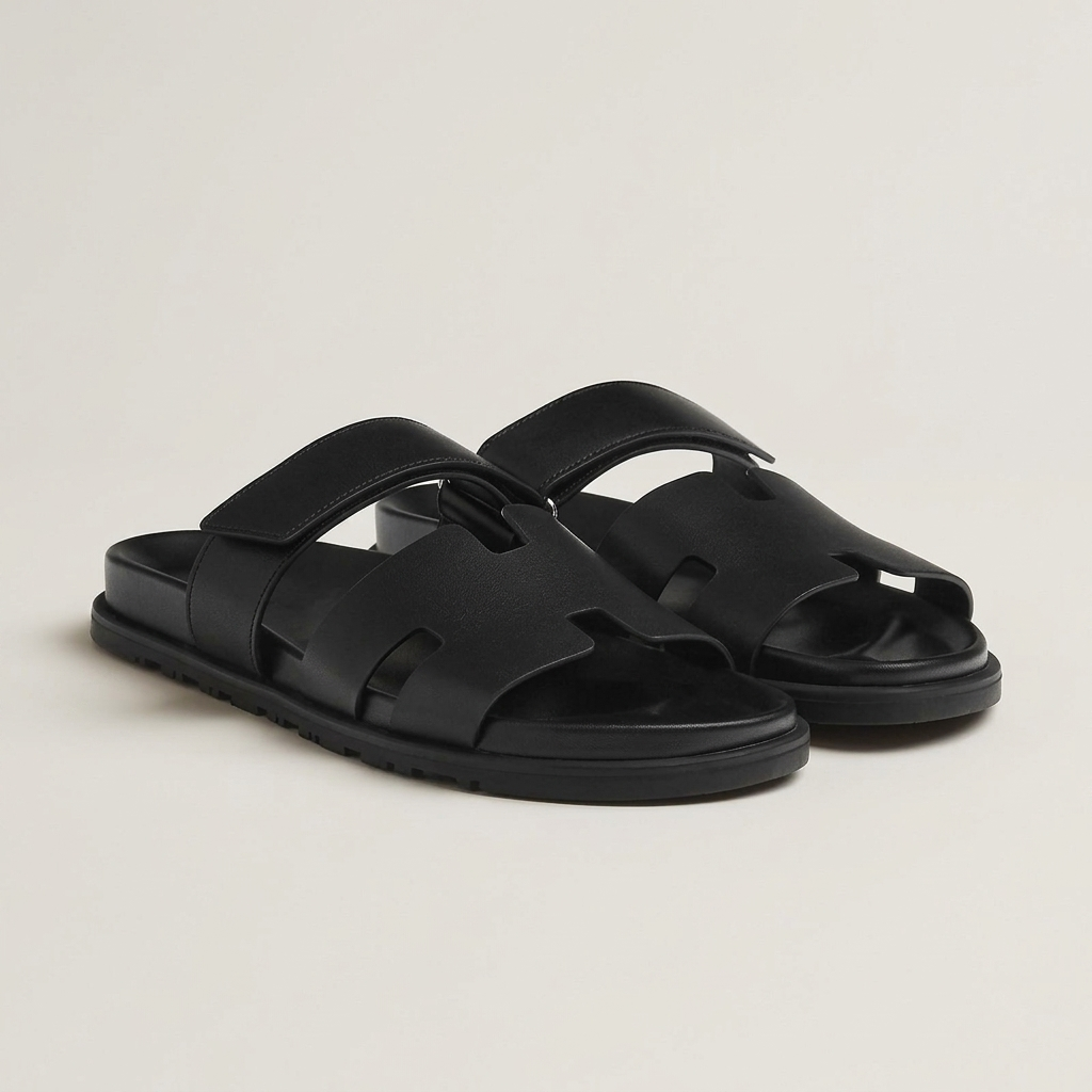 Sandales Femme Style Luxe Plates Slip-On Élégantes d’Été