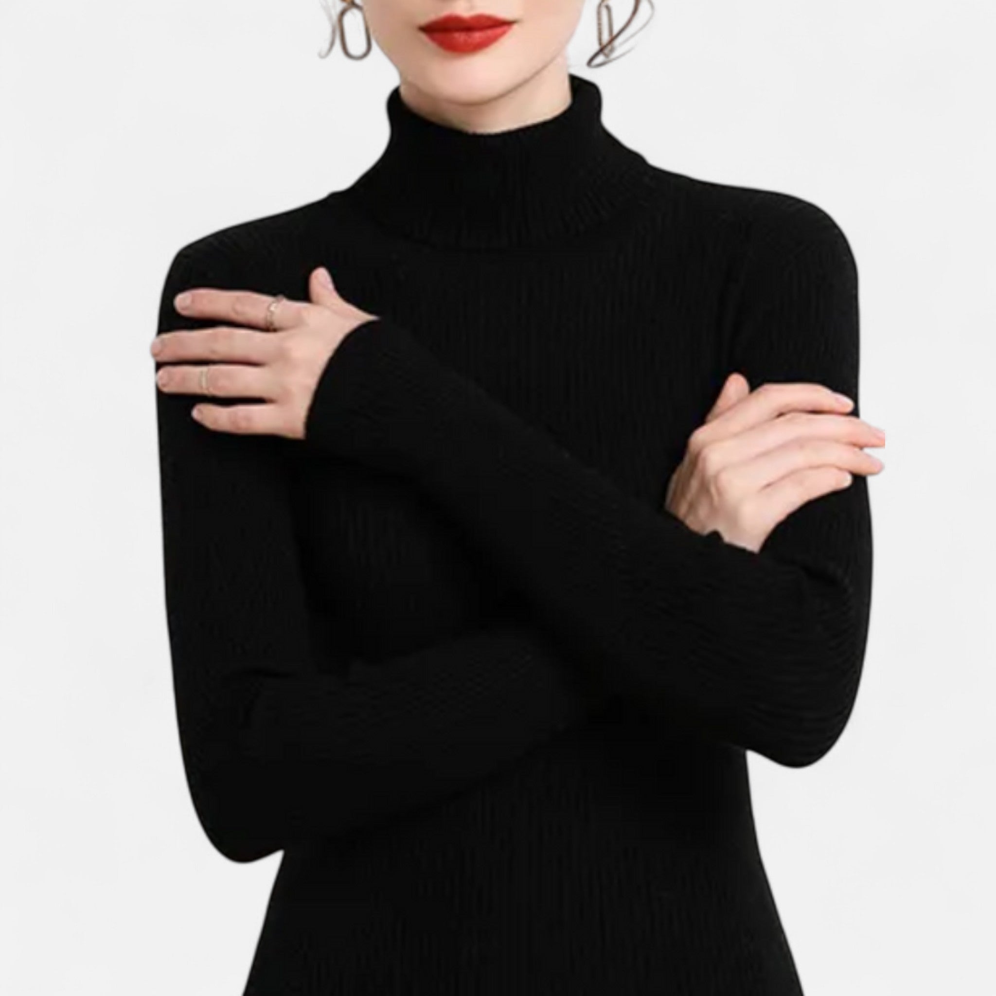 Eliaro Moda | Pull Col Montant Femme Élégance Intemporelle en Cachemire