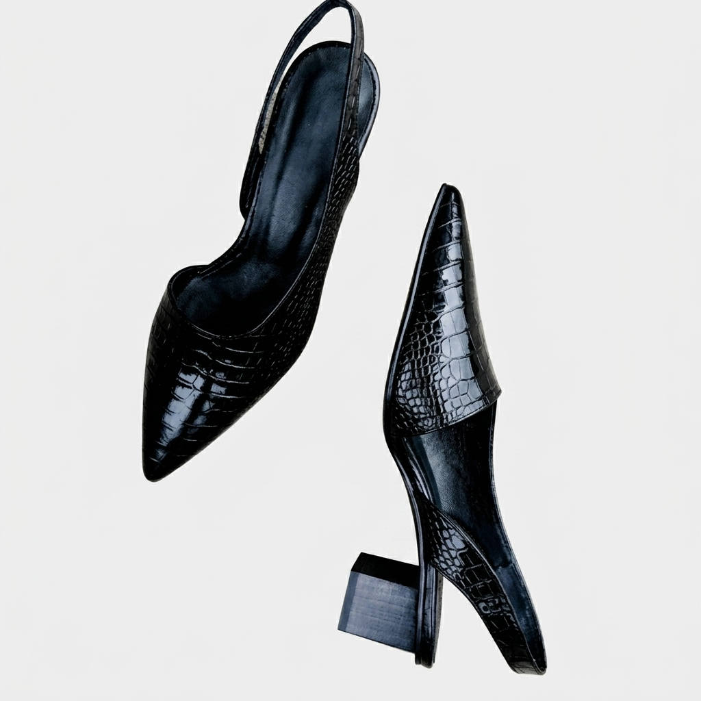 Talons Orthopédiques Confortables Femme Escarpins Élégants à Talon Bas