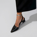 Talons Orthopédiques Confortables Femme Escarpins Élégants à Talon Bas