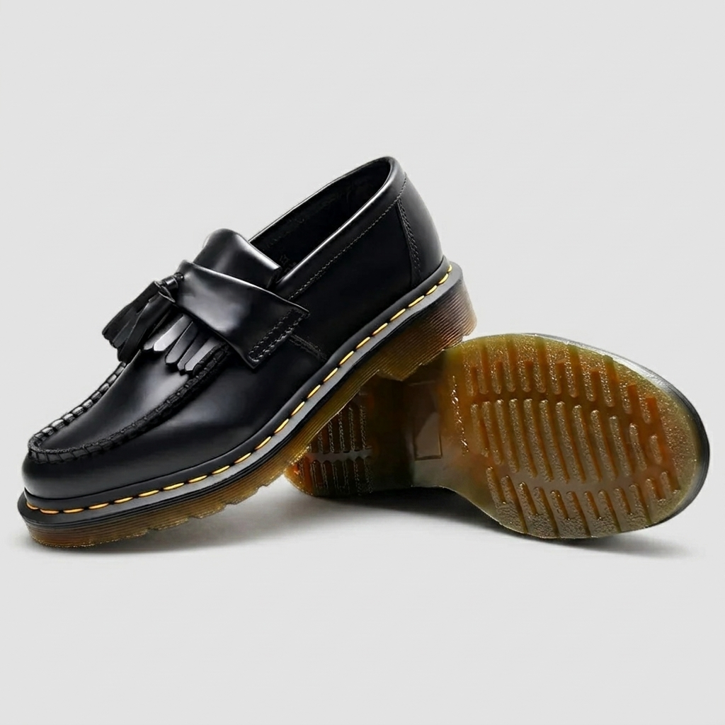 Mocassins Femme Classiques à Pampilles Chaussures Élégantes Bout Rond