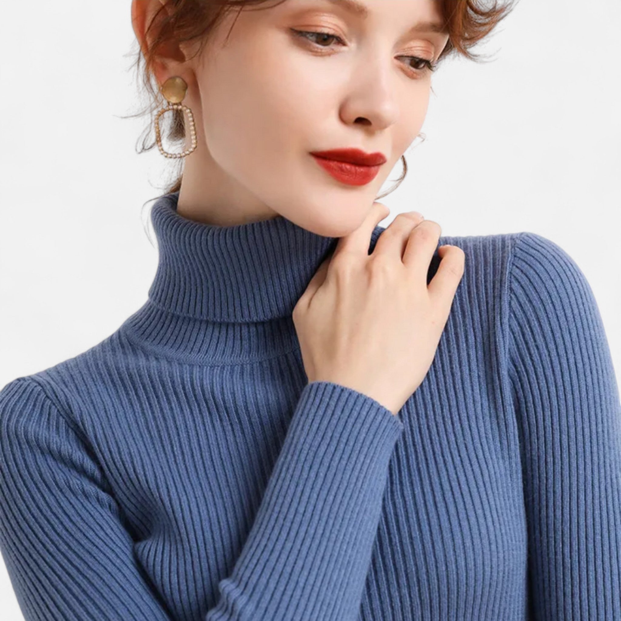 Eliaro Moda | Pull Col Montant Femme Élégance Intemporelle en Cachemire