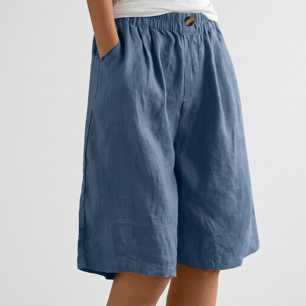 Short Femme Confort Coupe Ample Léger Style Décontracté Été