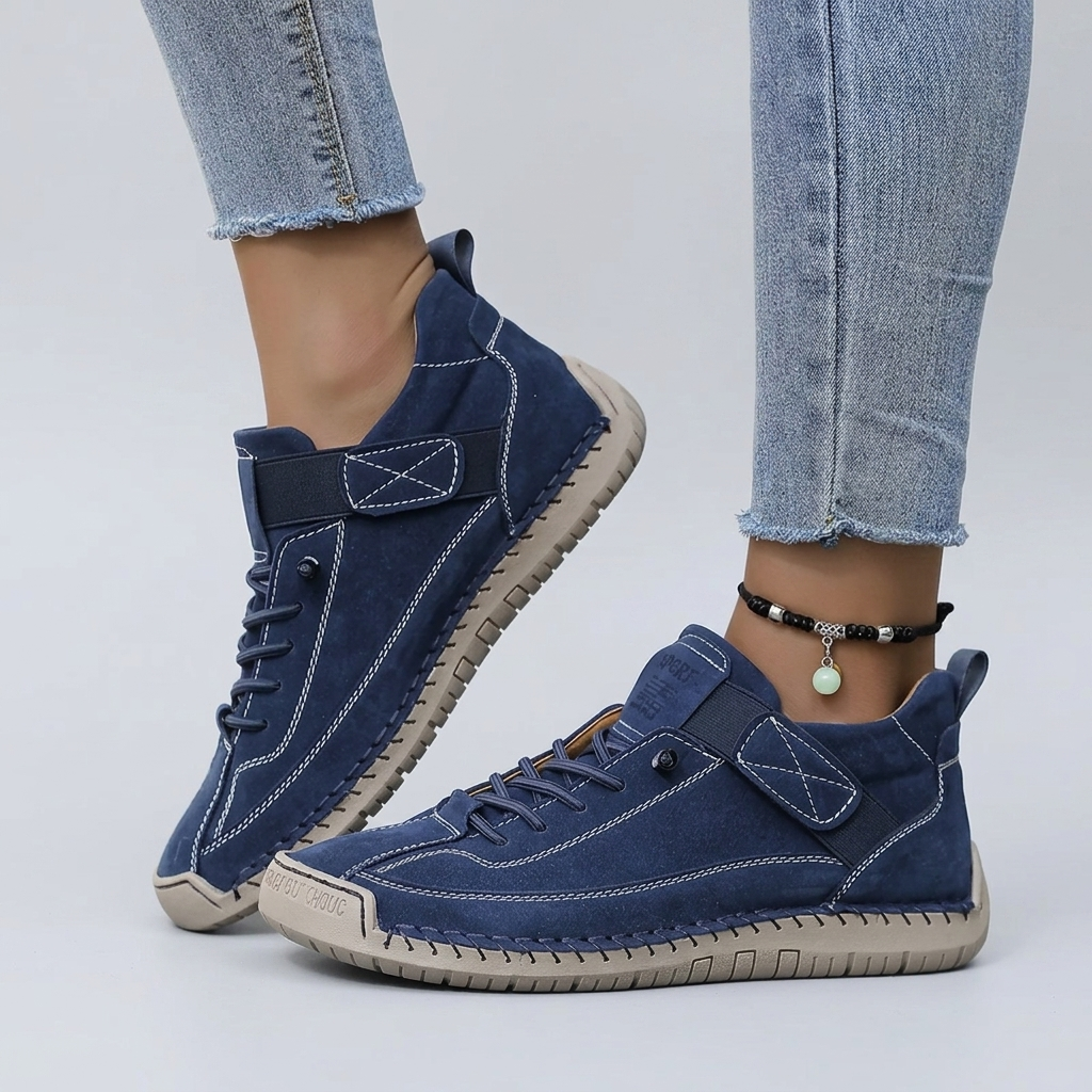 Baskets Orthopédiques Femme Chaussures Confortables de Marche Légères