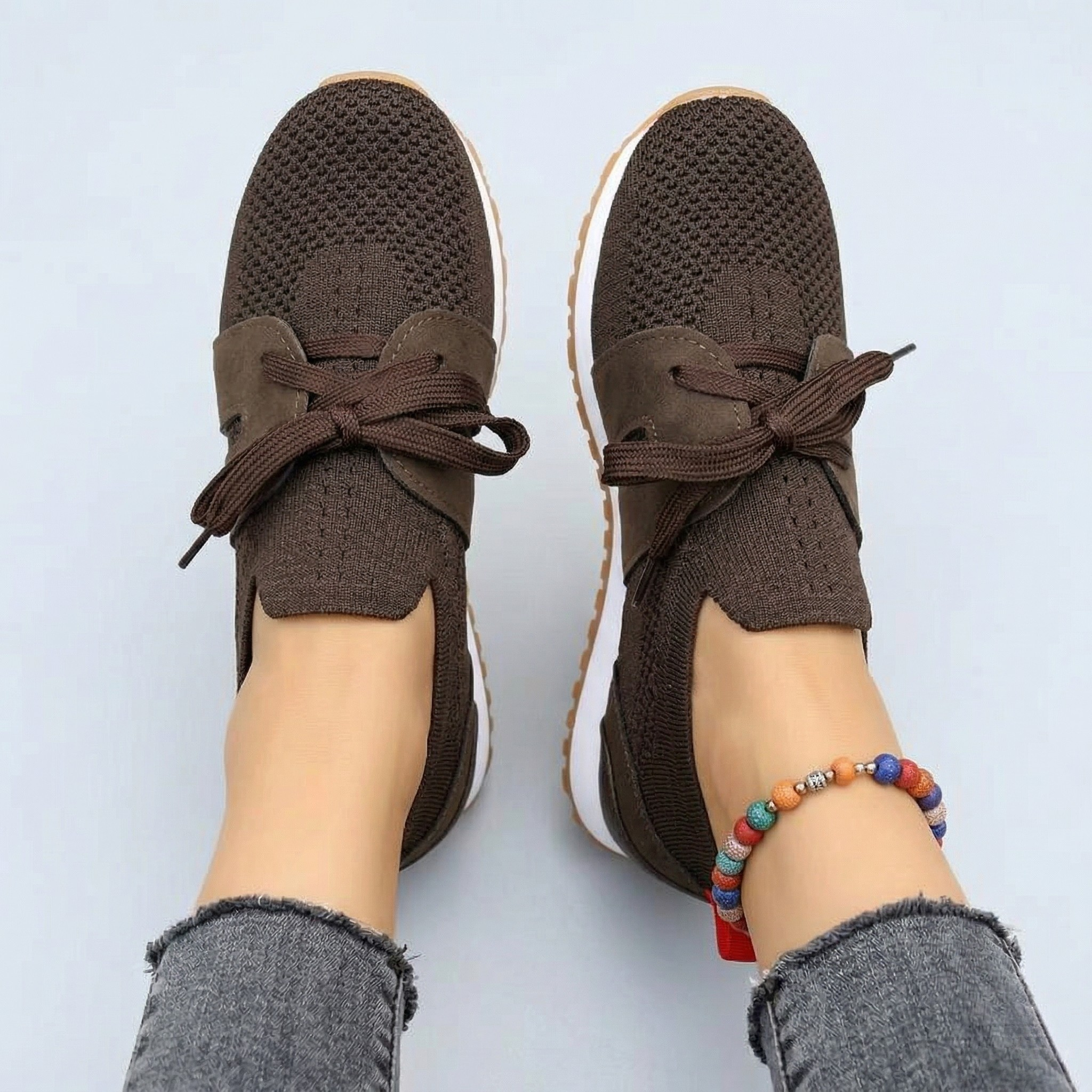 Baskets Orthopédiques Femme Confortables Chaussures de Marche Légères