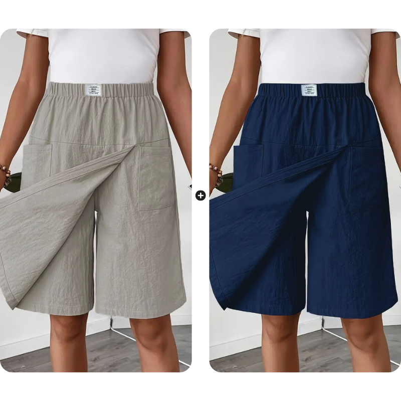 Jaminla | Pantalon-jupe décontracté avec taille élastique