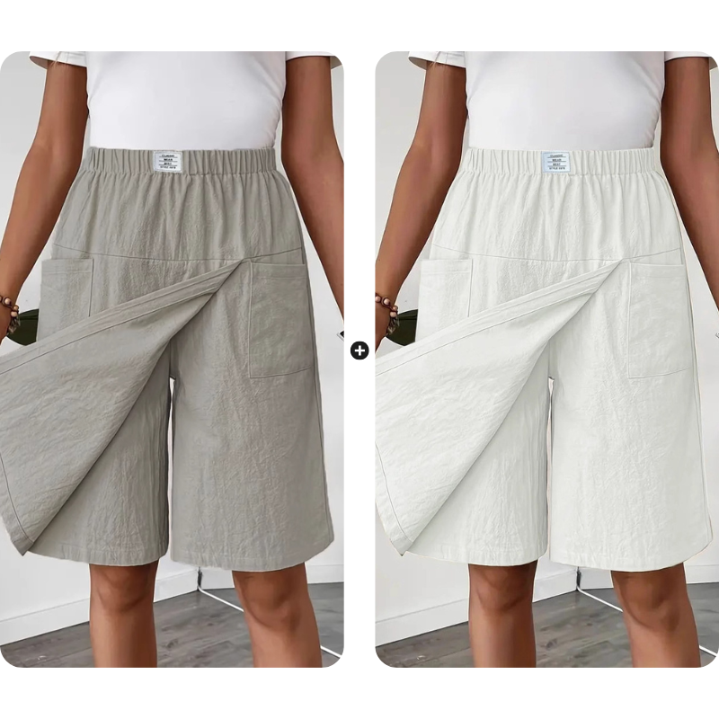 Jaminla | Pantalon-jupe décontracté avec taille élastique