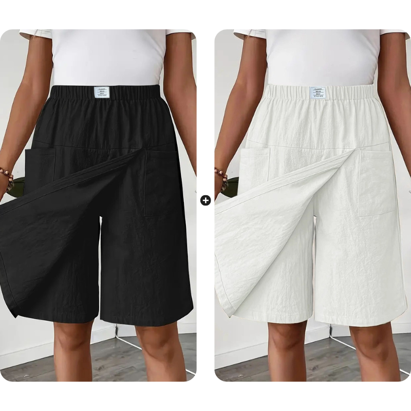 Jaminla | Pantalon-jupe décontracté avec taille élastique