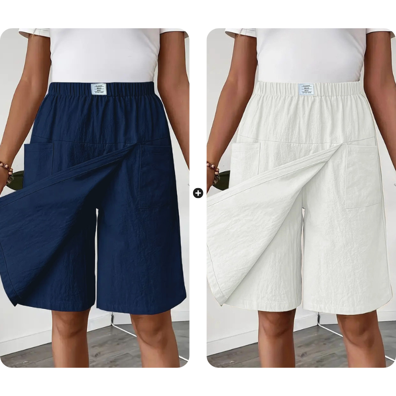 Jaminla | Pantalon-jupe décontracté avec taille élastique