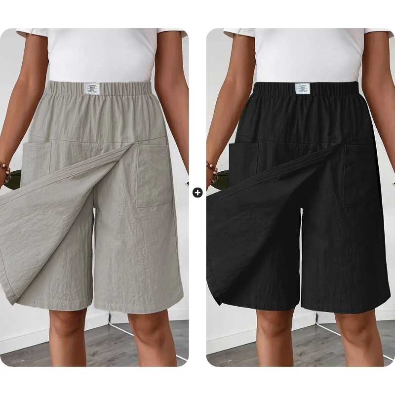Jaminla | Pantalon-jupe décontracté avec taille élastique