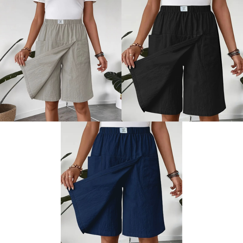Jaminla | Pantalon-jupe décontracté avec taille élastique
