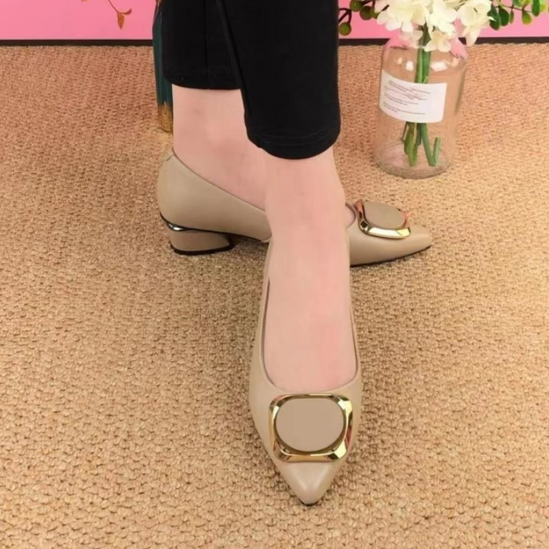 Kleo | Chaussures à lacets pour femmes avec bout pointu plat