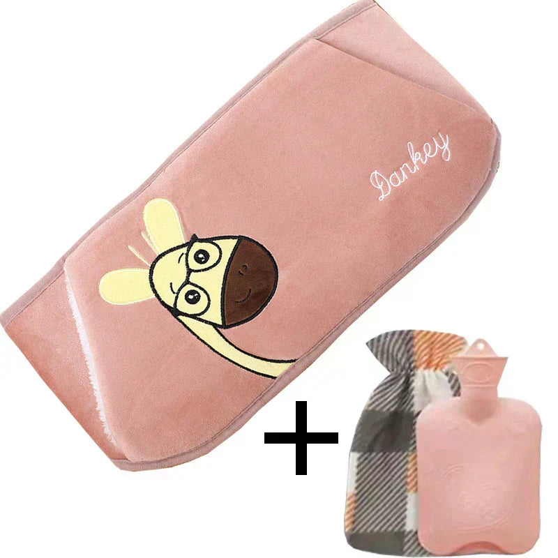 WarmCush – Bouillotte en Peluche Réutilisable avec Coussin de Hanche