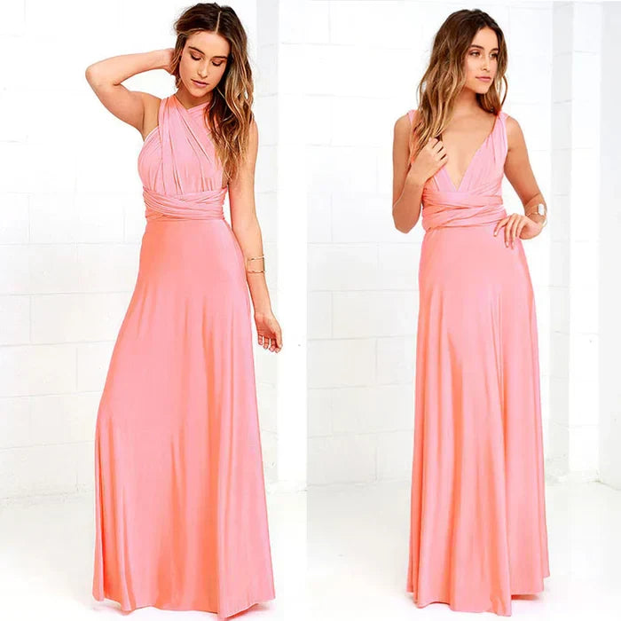 Robe portefeuille élastique pour femmes avec bretelles pour un ajustement parfait