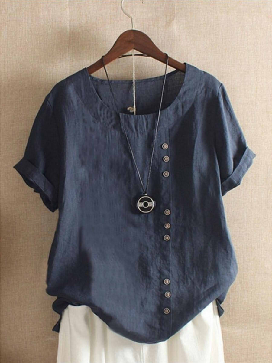 MOREAU LYON | BLOUSE EN COTON À BOUTONS POUR FEMMES