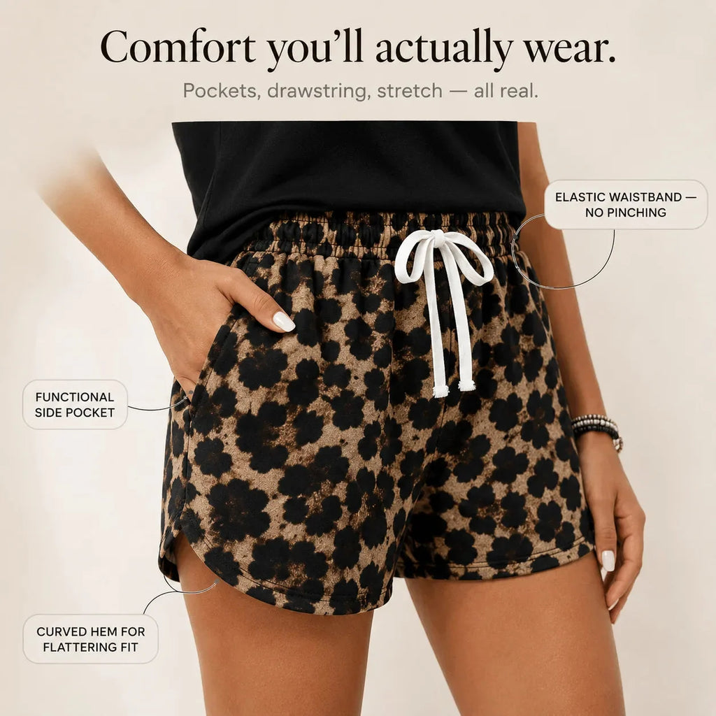 Lunella – Ensemble débardeur et shorts imprimés pour femmes