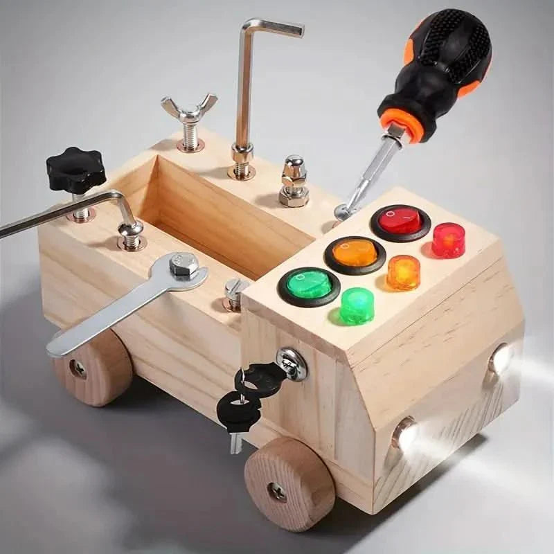 Tableau d'activités Montessori – Jouet d'apprentissage interactif pour enfants pour développer la motricité fine et les compétences cognitives