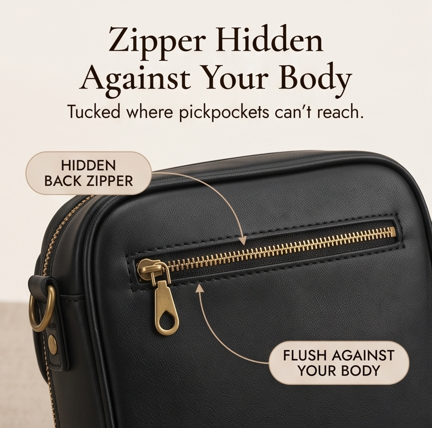 Carryn – Sac bandoulière organisé avec emplacements pour cartes
