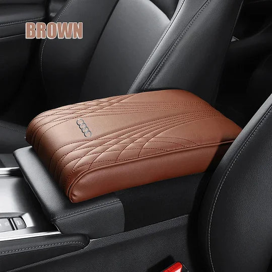Coussin de soutien pour bras exclusif avec logo pour la couverture de l'accoudoir dans la voiture