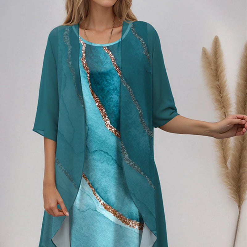 Dhara | Chic & confortable – Ensemble blouse et robe