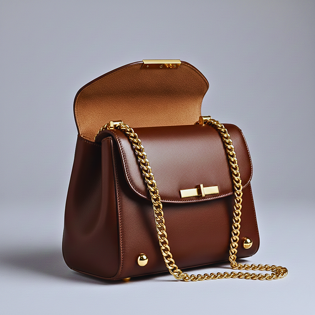 Sac à bandoulière en cuir pleine fleur