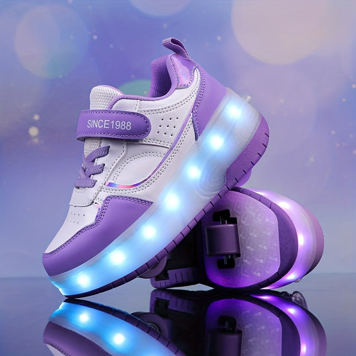 FlashRider – Sneakers à roulettes lumineuses pour enfants