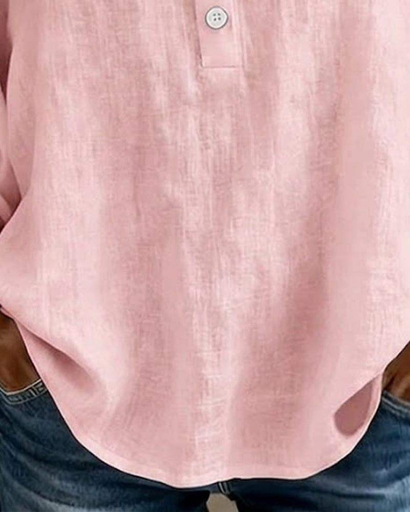 Blouse en Dentelle à Manches Bouffantes avec Encolure Carrée