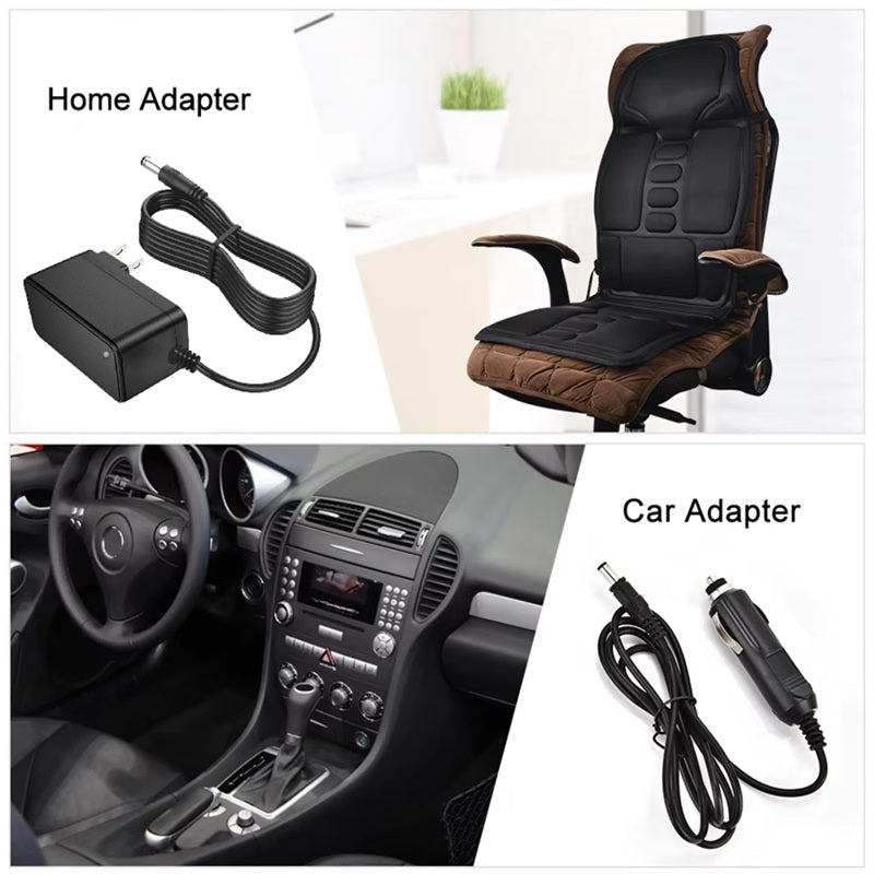Coussin de Massage Électrique avec Chaleur – Coussin de Massage pour la Maison et la Voiture