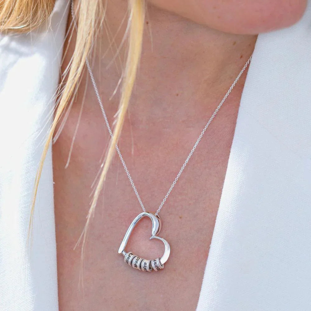Cœurs Éternels | Collier familial sur mesure avec noms gravés