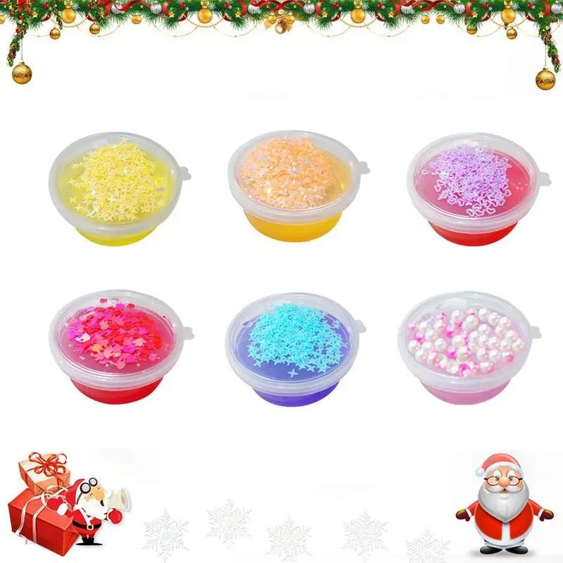 Calendrier de l'Avent 24 Jours Slime pour Enfants – Compte à Rebours de Noël
