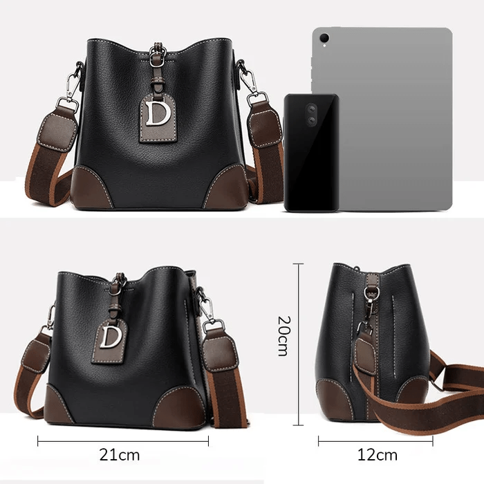 AllureLuxe | Sac à bandoulière en cuir élégant, design stylé