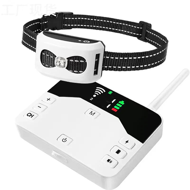 Clôture Sans Fil & Collier de Dressage 2-en-1 - Imperméable & Rechargeable
