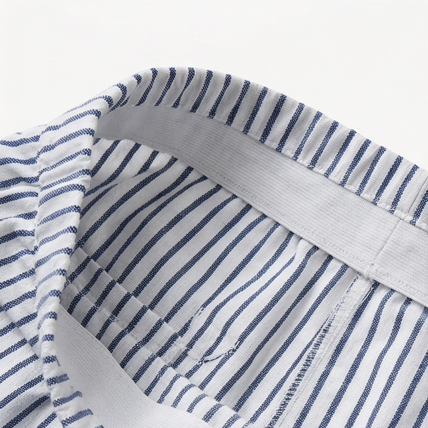 Coastlyn – Pantalon à rayures pour femmes avec finition à boutons