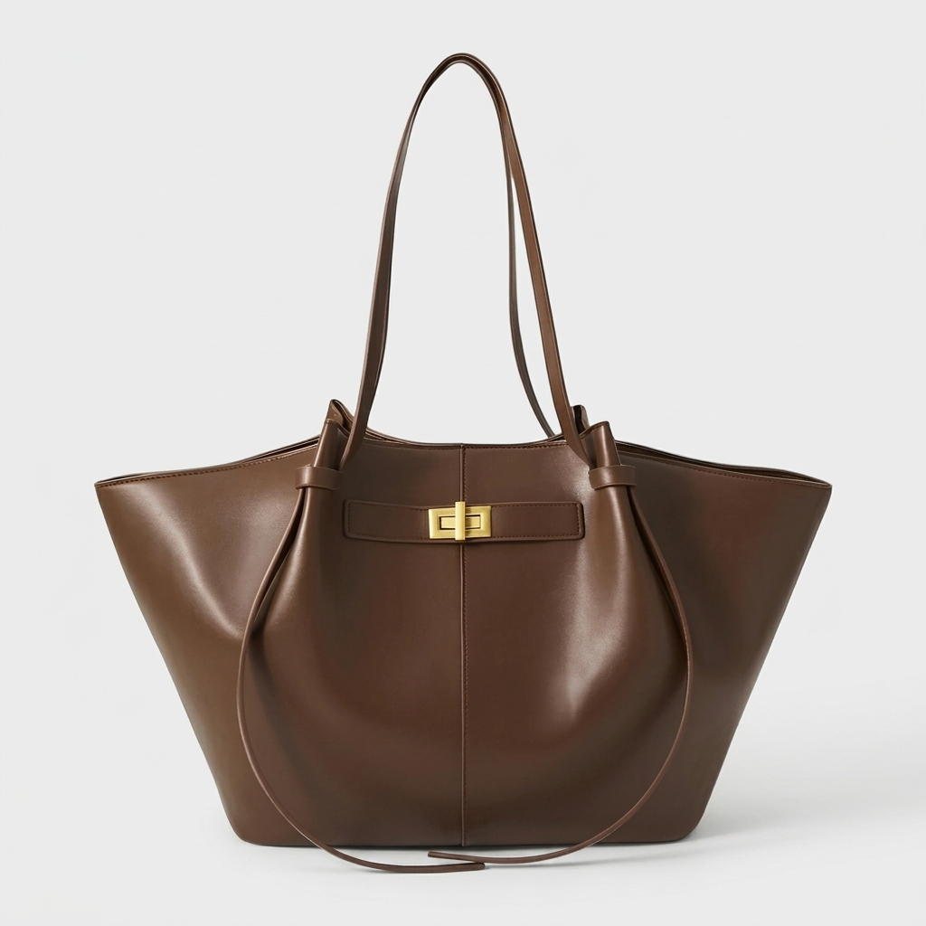 Sac à Main Femme en Cuir PU Luxe Grand Sac Cabas Élégant