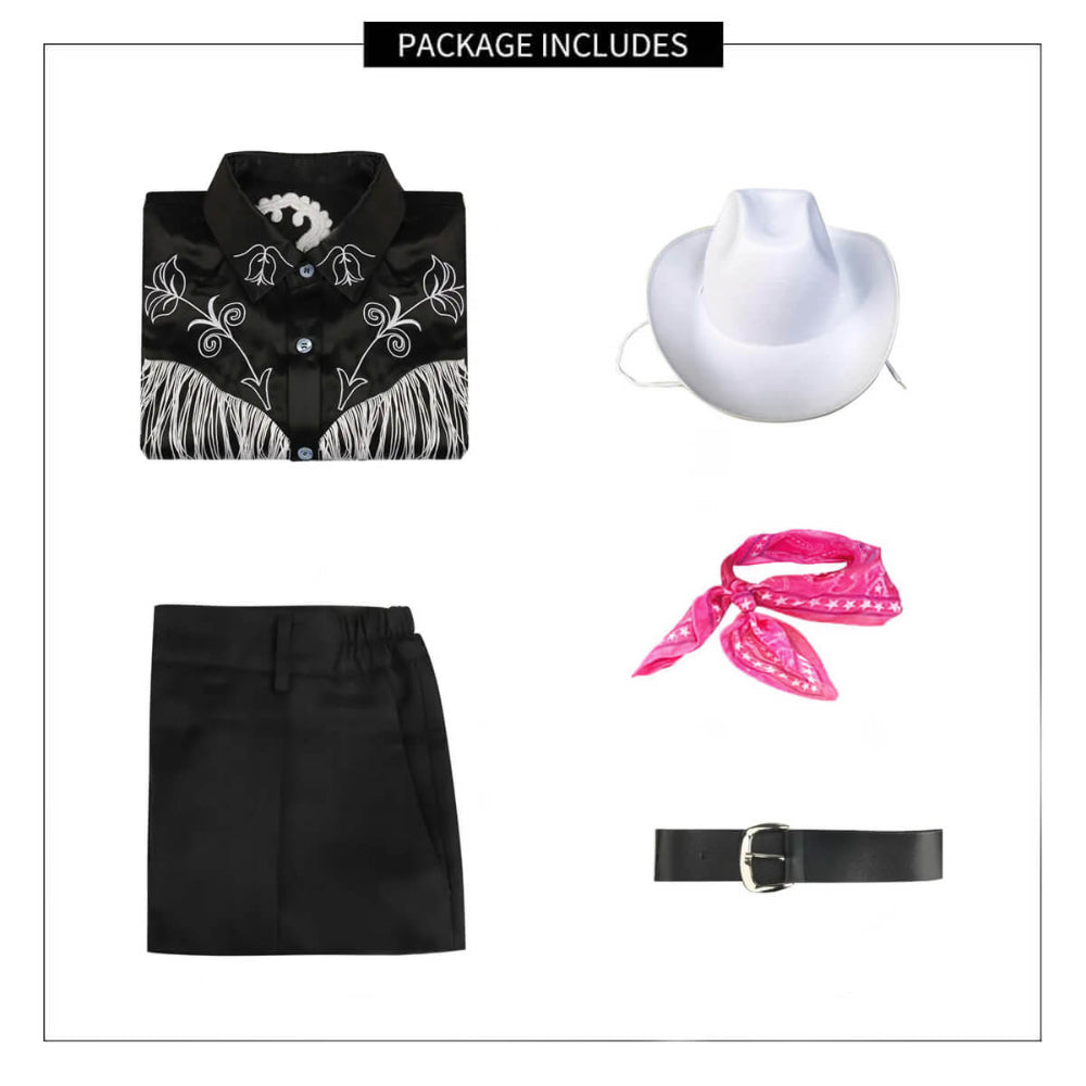 Costume d'Halloween en Couple Cowboy Cowgirl Western