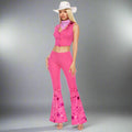 Costume d'Halloween en Couple Cowboy Cowgirl Western
