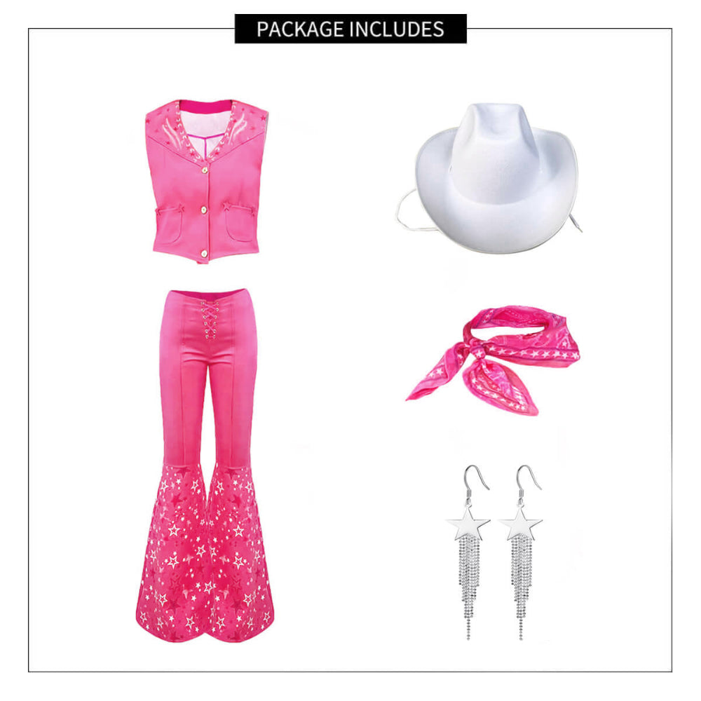 Costume d'Halloween en Couple Cowboy Cowgirl Western