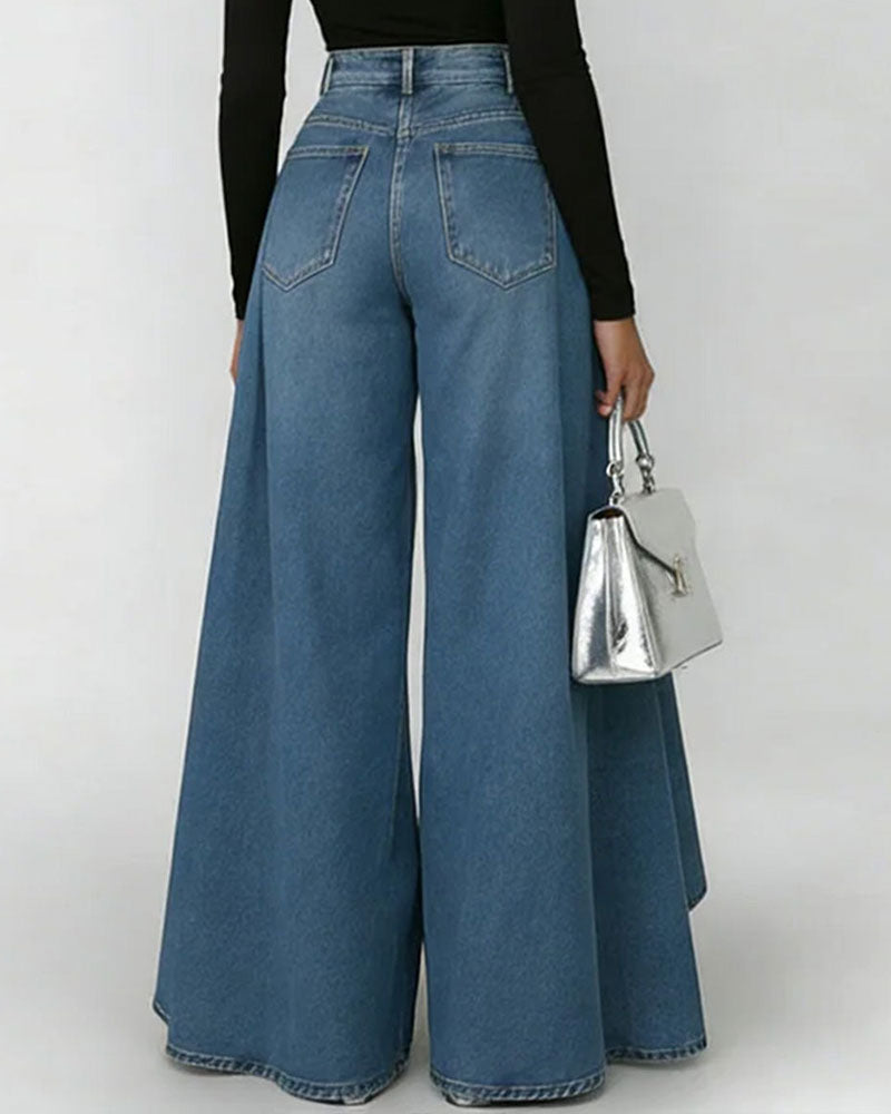 Pantalon large élégant