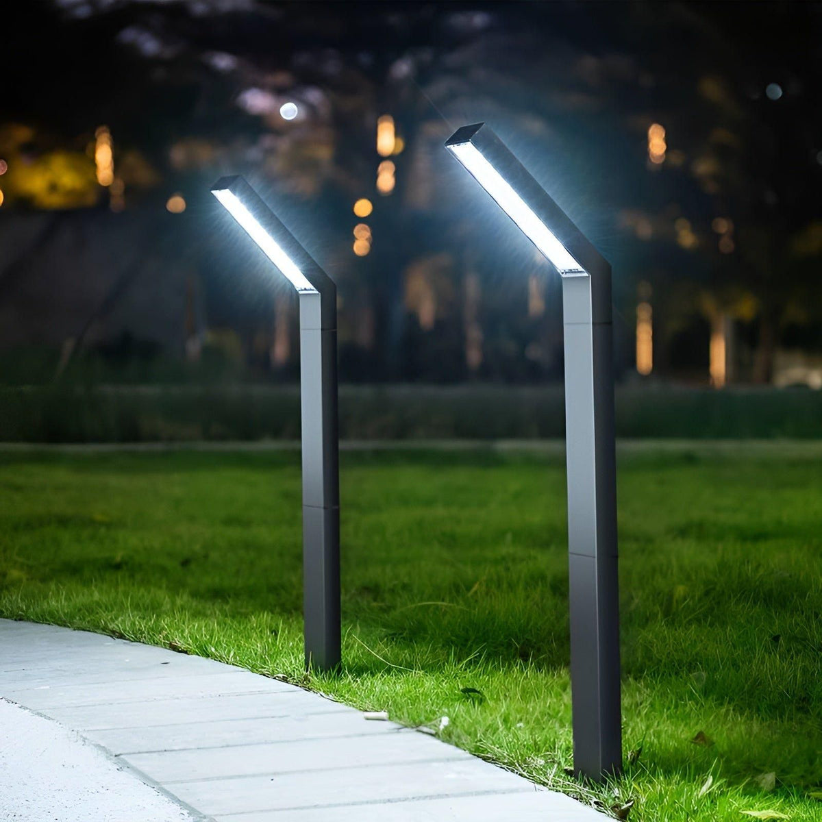 Éclairage Extérieur Solaire Résistant aux Intempéries Lampe de Jardin Durable Énergie Solaire